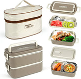 Lunch Box Set with Insulated Carry Bag